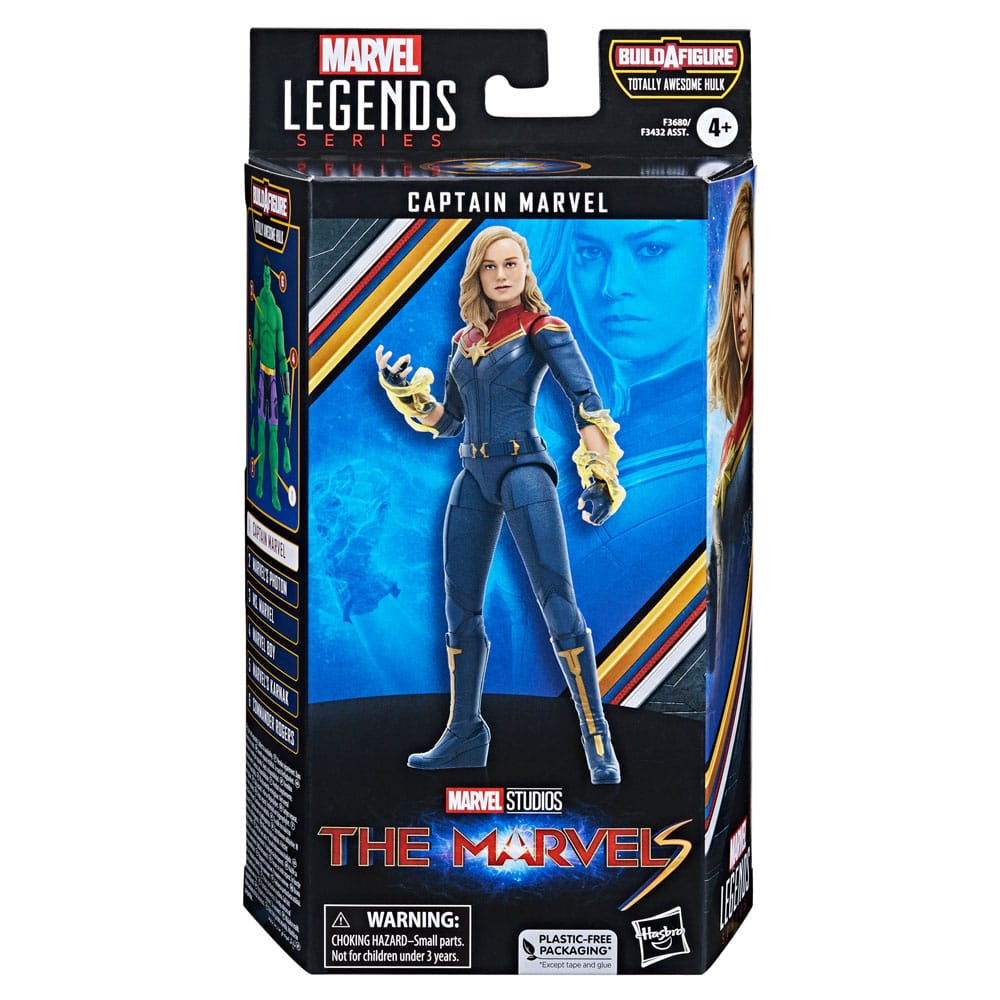 The Marvels Marvel Legends Action Figure Captain Marvel (BAF: Totally Awesome Hulk) 15 cm 5010993978229