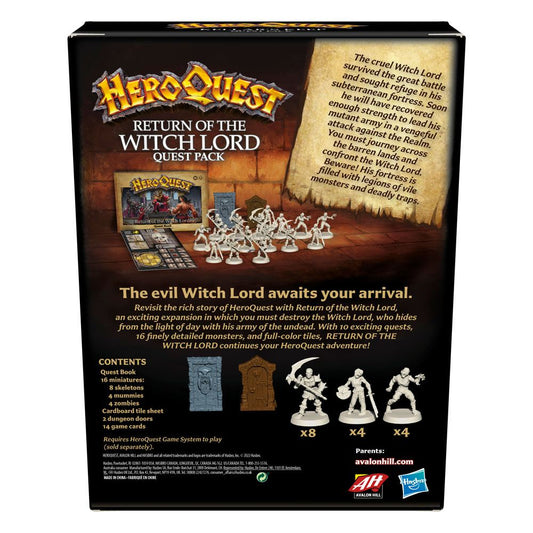 HeroQuest Board Game Expansion Return of the Witch Lord Quest Pack english 5010993938049