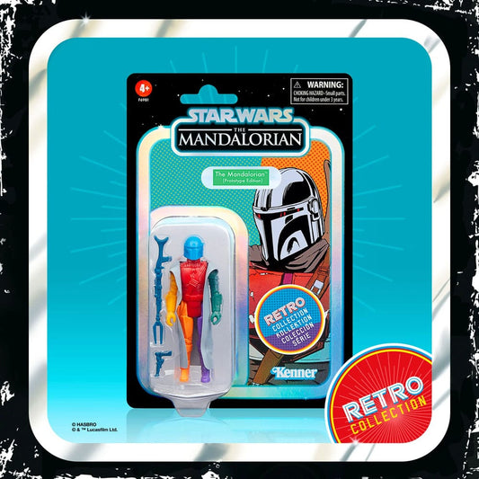 Star Wars: The Mandalorian Retro Collection Action Figure The Mandalorian (Prototype Edition) 10 cm 5010996165657