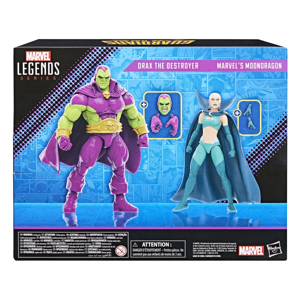 Guardians of the Galaxy Marvel Legends Action Figure 2-Pack Drax the Destroyer & Marvel's Moondragon 15 cm 5010996145949