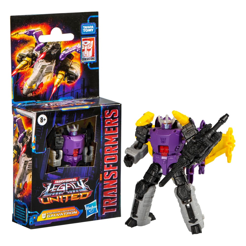 Transformers Generations Legacy United Core Class Action Figure Energon Universe Galvatron 9 cm 5010996259745