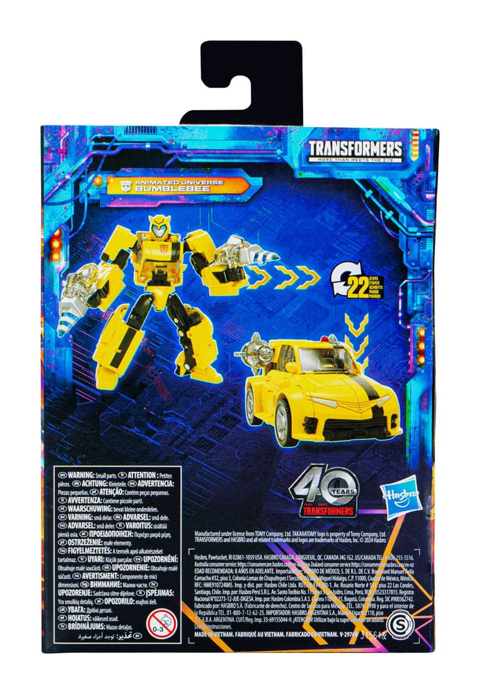 Transformers Generations Legacy United Deluxe Class Action Figure Animated Universe Bumblebee 14 cm 5010996195951