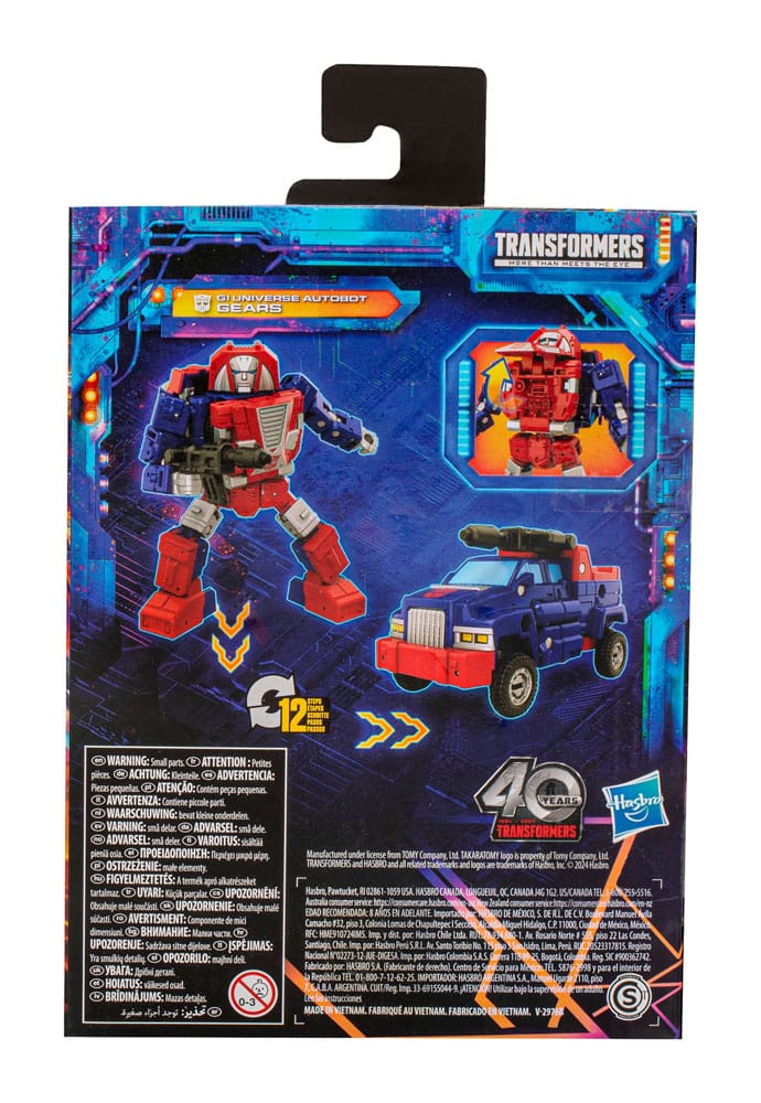 Transformers Generations Legacy United Deluxe Class Action Figure G1 Universe Autobot Gears 14 cm 5010996195999