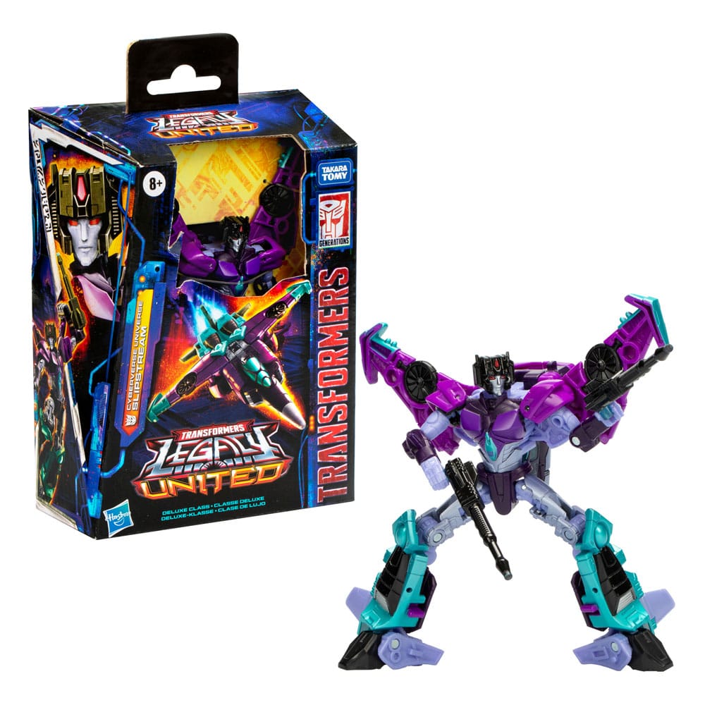 Transformers Generations Legacy United Deluxe Class Action Figure Cyberverse Universe Slipstream 14 cm 5010996254962