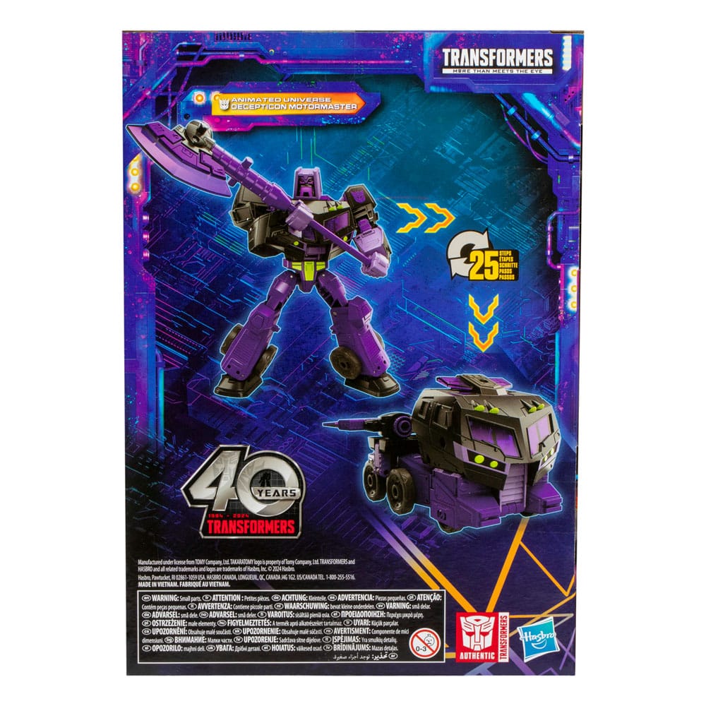 Transformers Generations Legacy United Voyager Class Action Figure Animated Universe Decepticon Motormaster 18 cm 5010996258540