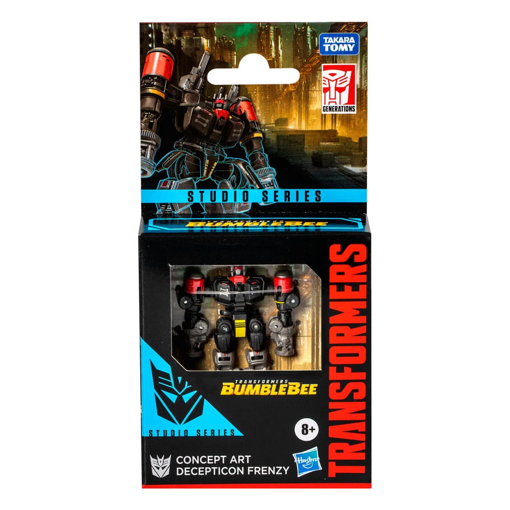 Transformers: Bumblebee Studio Series Core Class Action Figure Concept Art Decepticon Frenzy 9 cm 5010996263681