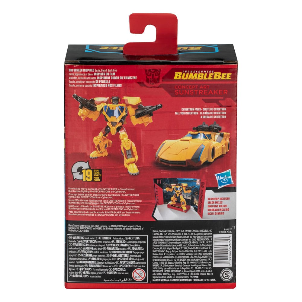 Transformers: Bumblebee Studio Series Deluxe Class Action Figure Concept Art Sunstreaker 11 cm 5010996239969