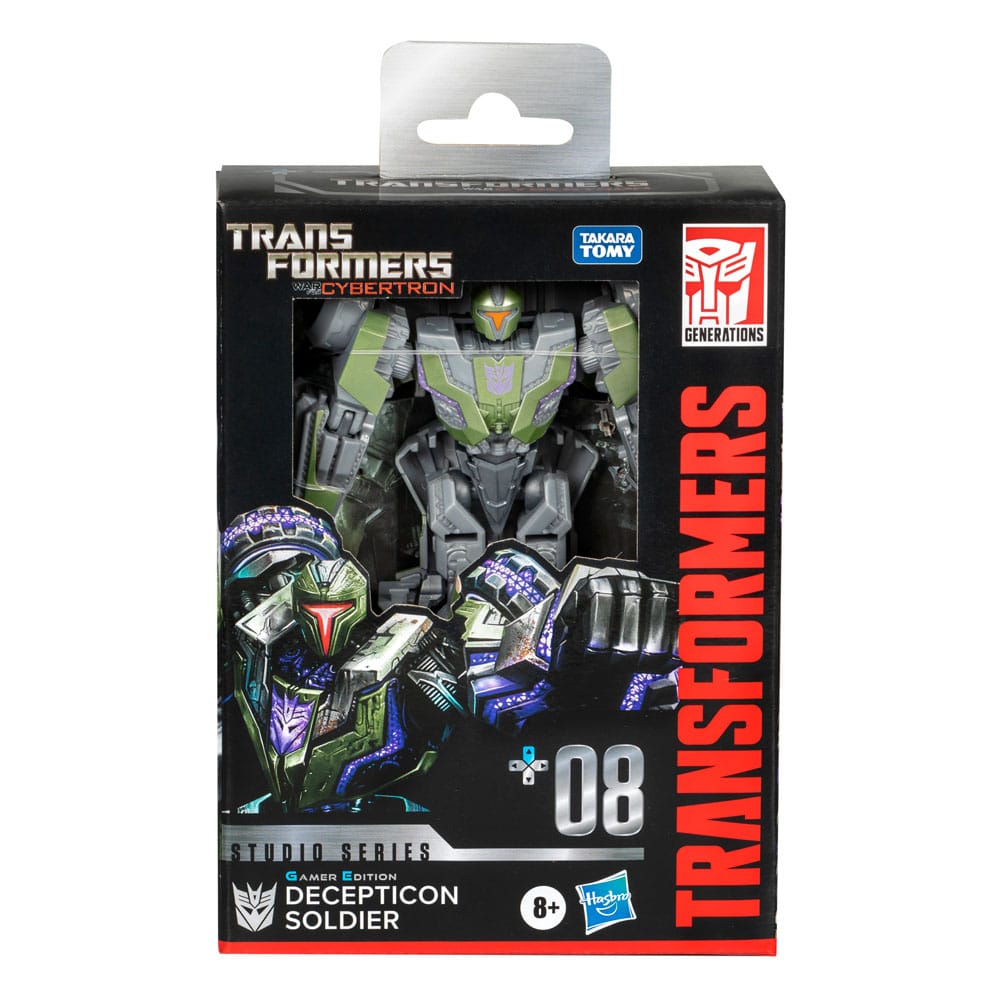 Transformers: War for Cybertron Studio Series Deluxe Class Action Figure Gamer Edition Decepticon Soldier 11 cm 5010996262394