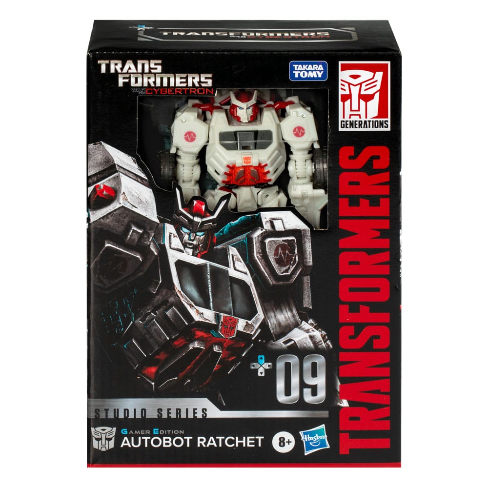 Transformers: War for Cybertron Studio Series Voyager Class Action Figure Gamer Edition Autobot Ratchet 16 cm 5010996262585