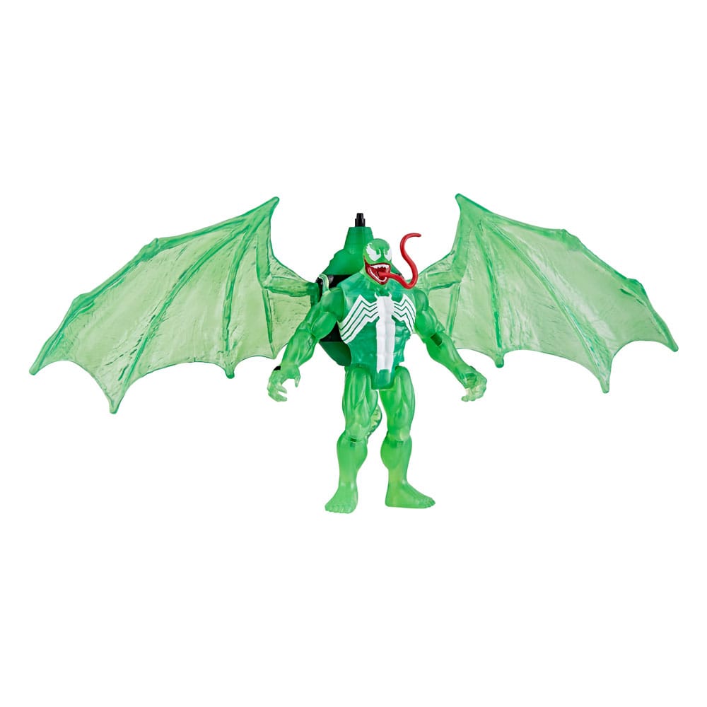 Spider-Man Epic Hero Series Web Splashers Action Figure Green Symbiote Hydro Wing Blast 10 cm 5010996194619