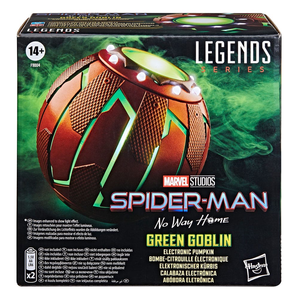 Spider-Man: No Way Home Marvel Legends Roleplay Replica Green Goblin Electronic Pumpkin 9 cm 5010996244222