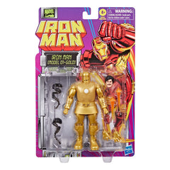 Iron Man Marvel Legends Action Figure Iron Man (Model 01-Gold) 15 cm 5010996206657