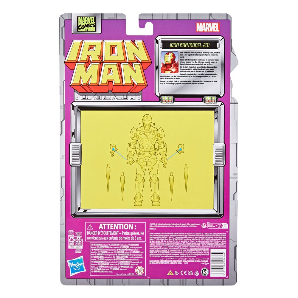 Iron Man Marvel Legends Action Figure Iron Man (Model 20) 15 cm 5010996206664