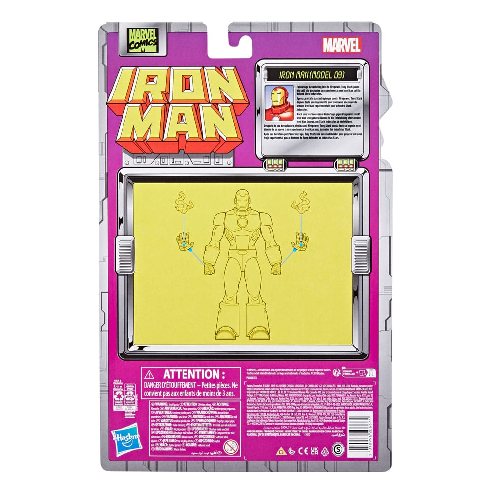 Iron Man Marvel Legends Action Figure Iron Man (Model 09) 15 cm 5010996206671