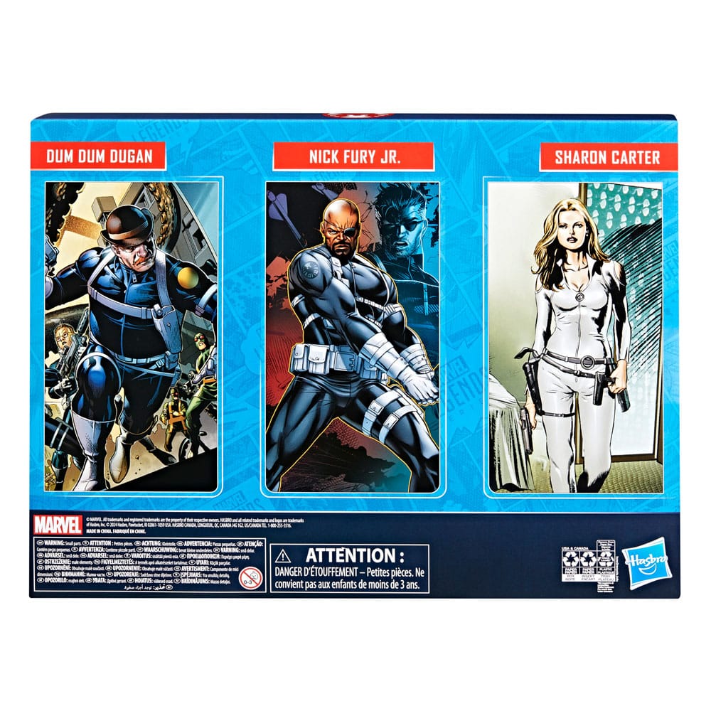 Captain America Marvel Legends Action Figure 3-Pack S.H.I.E.L.D. 15 cm 5010996222534