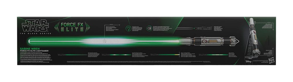 Star Wars: Ahsoka Black Series Replica Force FX Elite Lightsaber Sabine Wren 5010996197290