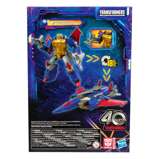 Transformers Generations Legacy United Voyager Class Action Figure G1 Universe Metalhawk 18 cm 5010996258533