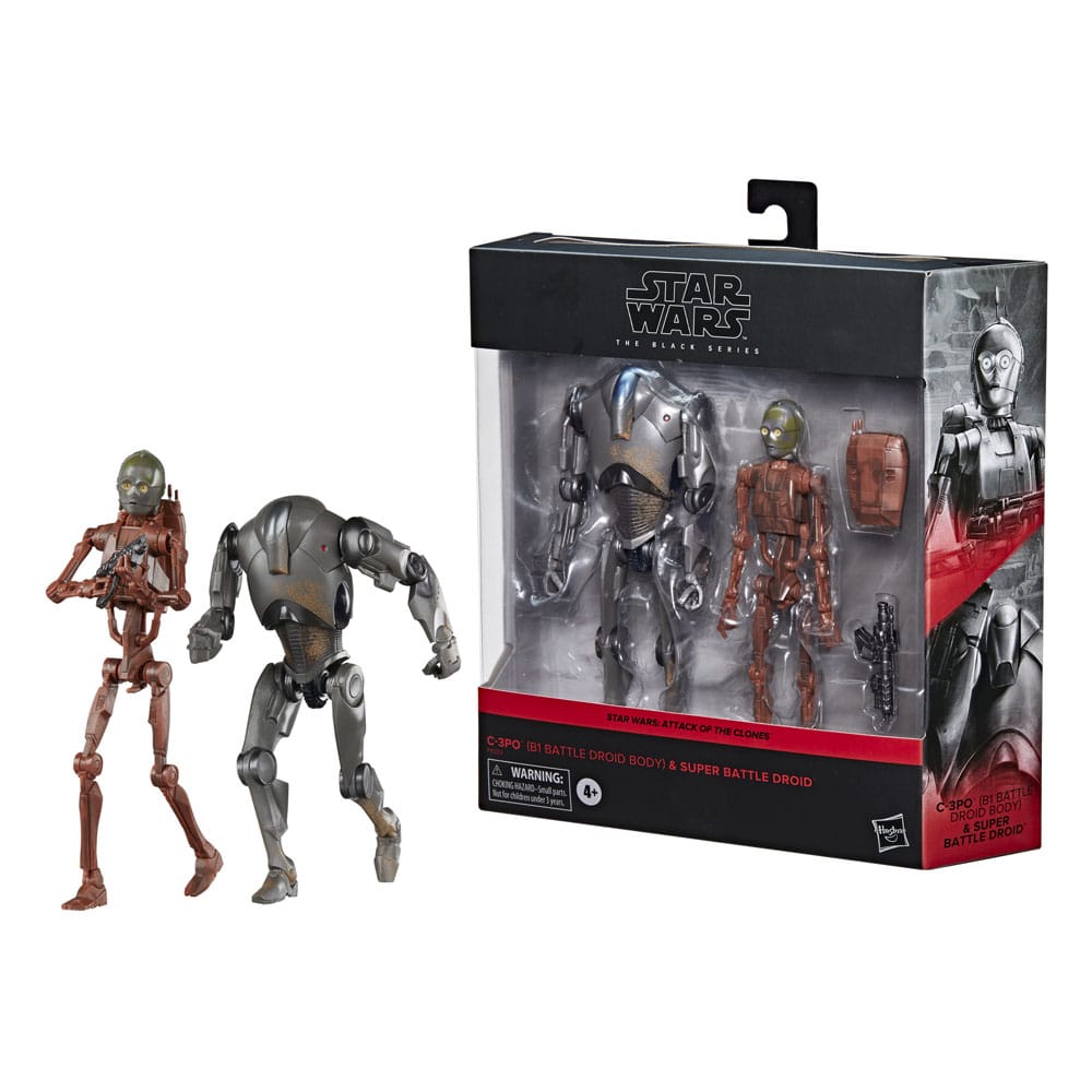 Star Wars Episode II Black Series Action Figure 2-Pack C-3PO (B1 Battle Droid Body) & Super Battle Droid 15 cm 5010996213266