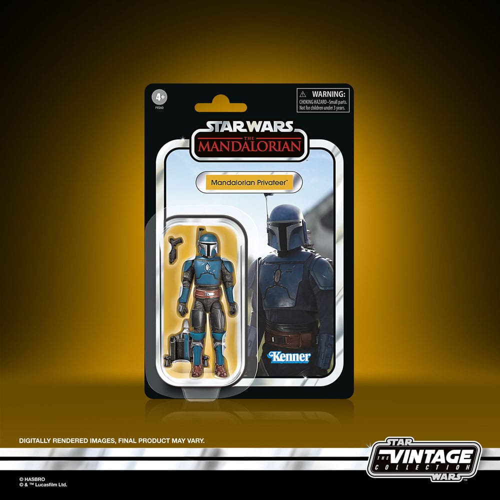 Star Wars: The Mandalorian Vintage Collection Tantive IV Hallway with Mandalorian Privateer Figure 10 cm 5010996204424