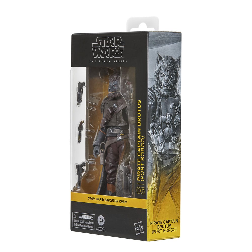 Star Wars: Skeleton Crew Black Series Action Figure Pirate Capitaine Brutus (Port Borgo) 15 cm 5010996274953