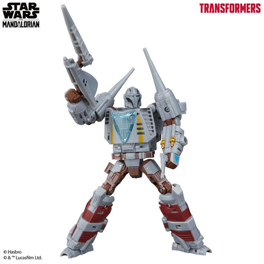 Star Wars x Transformers Actionfigur The Mandalorian / N-1 Starfighter 19 cm 5010996257277