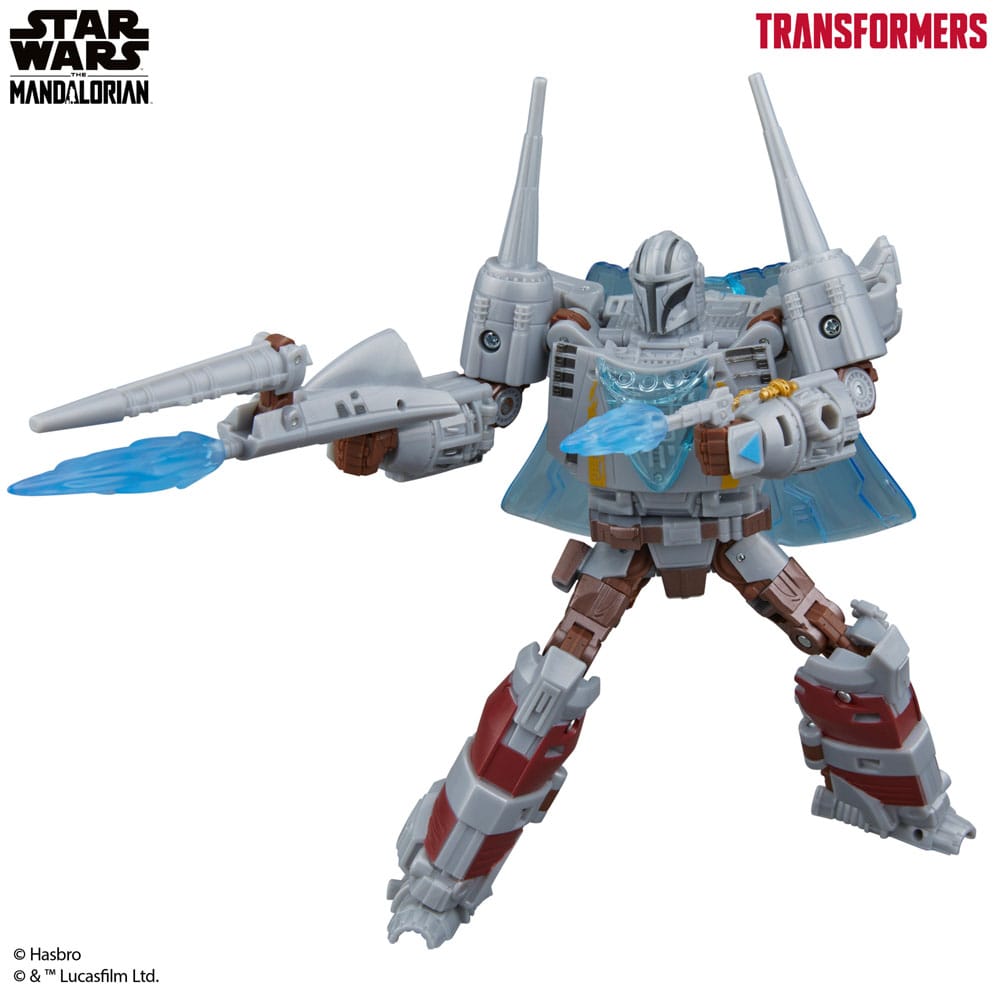 Star Wars x Transformers Actionfigur The Mandalorian / N-1 Starfighter 19 cm 5010996257277