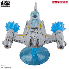 Star Wars x Transformers Actionfigur The Mandalorian / N-1 Starfighter 19 cm 5010996257277