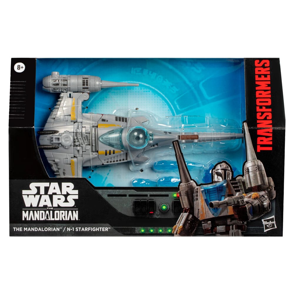 Star Wars x Transformers Actionfigur The Mandalorian / N-1 Starfighter 19 cm 5010996257277