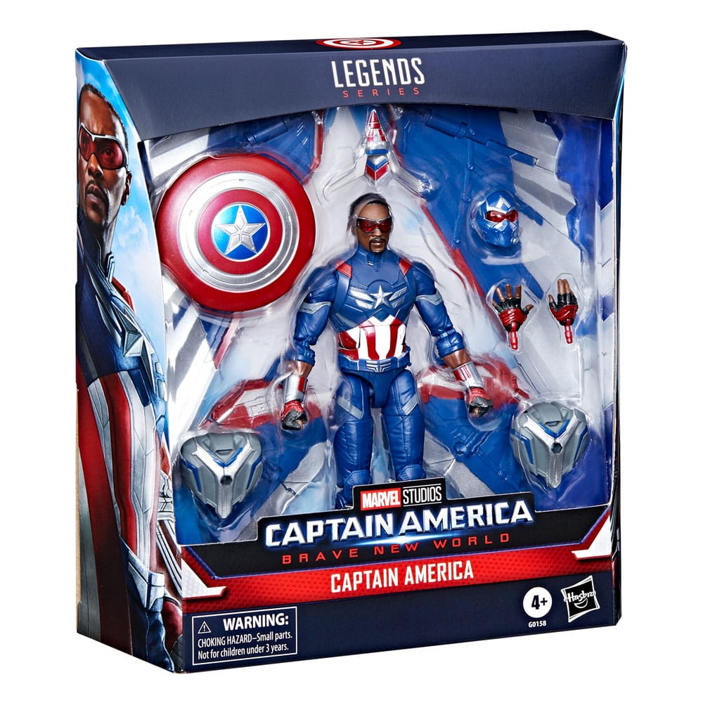 Captain America: Brave New World Marvel Legends Action Figure Captain America 15 cm 5010996222602