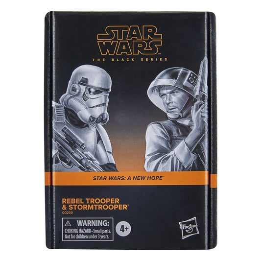 Star Wars Episode IV Black Series Action Figure 2-Pack Rebel Trooper & Stormtrooper 15 cm 5010996255624