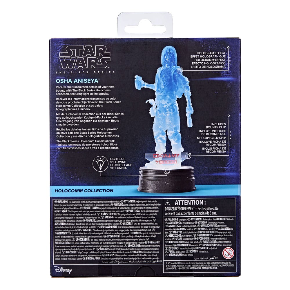 Star Wars Black Series Holocomm Collection Action Figure Osha Aniseya 15 cm 5010996255907