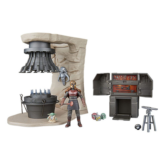 Star Wars The Mandalorian Vintage Collection The Armorer's Forge with The Armorer (Lakeside Covert World) 5010996254580