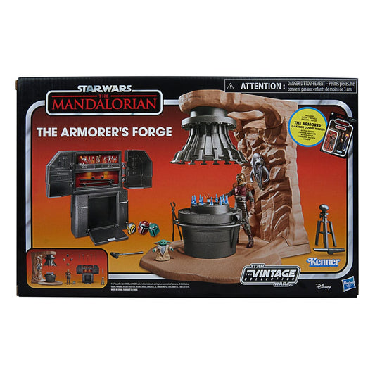 Star Wars The Mandalorian Vintage Collection The Armorer's Forge with The Armorer (Lakeside Covert World) 5010996254580