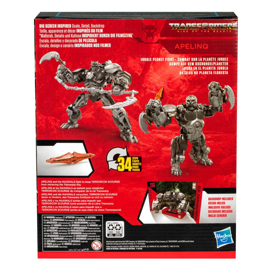 Transformers: Rise of the Beasts Generations Studio Series Leader Class Action Figure Apelinq 22 cm 5010996307910