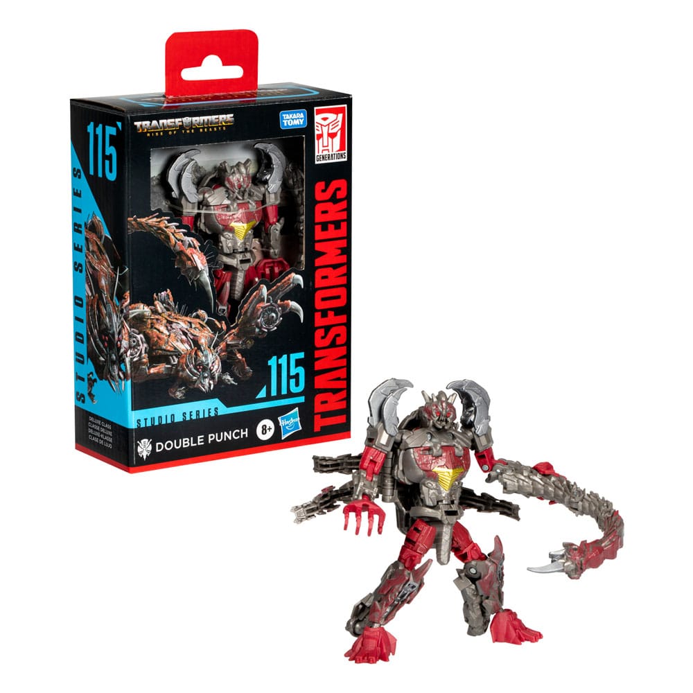 Transformers: Rise of the Beasts Generations Studio Series Deluxe Class Action Figure Double Punch 11 cm 5010996307972