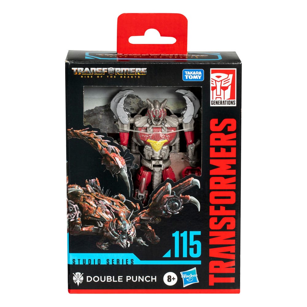 Transformers: Rise of the Beasts Generations Studio Series Deluxe Class Action Figure Double Punch 11 cm 5010996307972