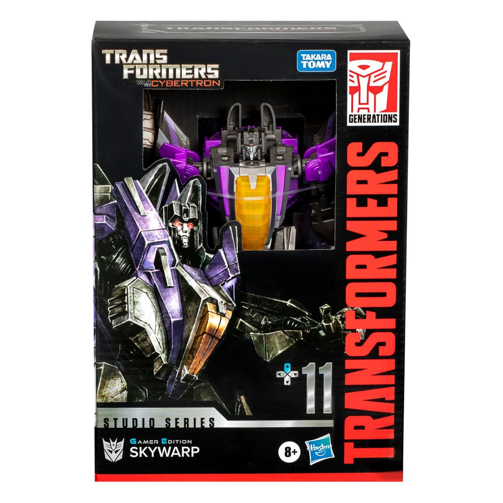 Transformers: War for Cybertron Studio Series Voyager Class Action Figure Gamer Edition Skywarp 16 cm 5010996307934