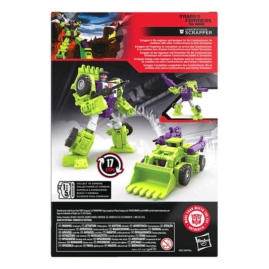 The Transformers: The Movie Generations Studio Series Voyager Class Action Figure Constructicon Scrapper 16 cm 5010996301185