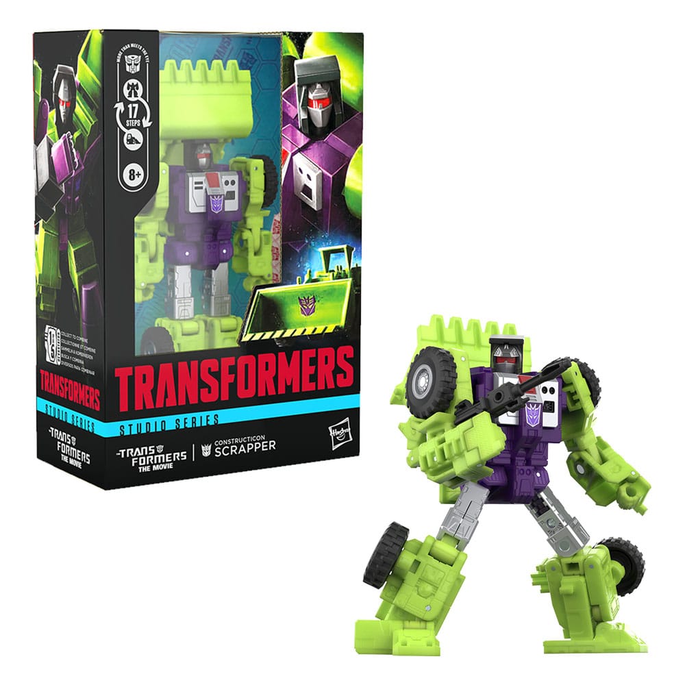 The Transformers: The Movie Generations Studio Series Voyager Class Action Figure Constructicon Scrapper 16 cm 5010996301185