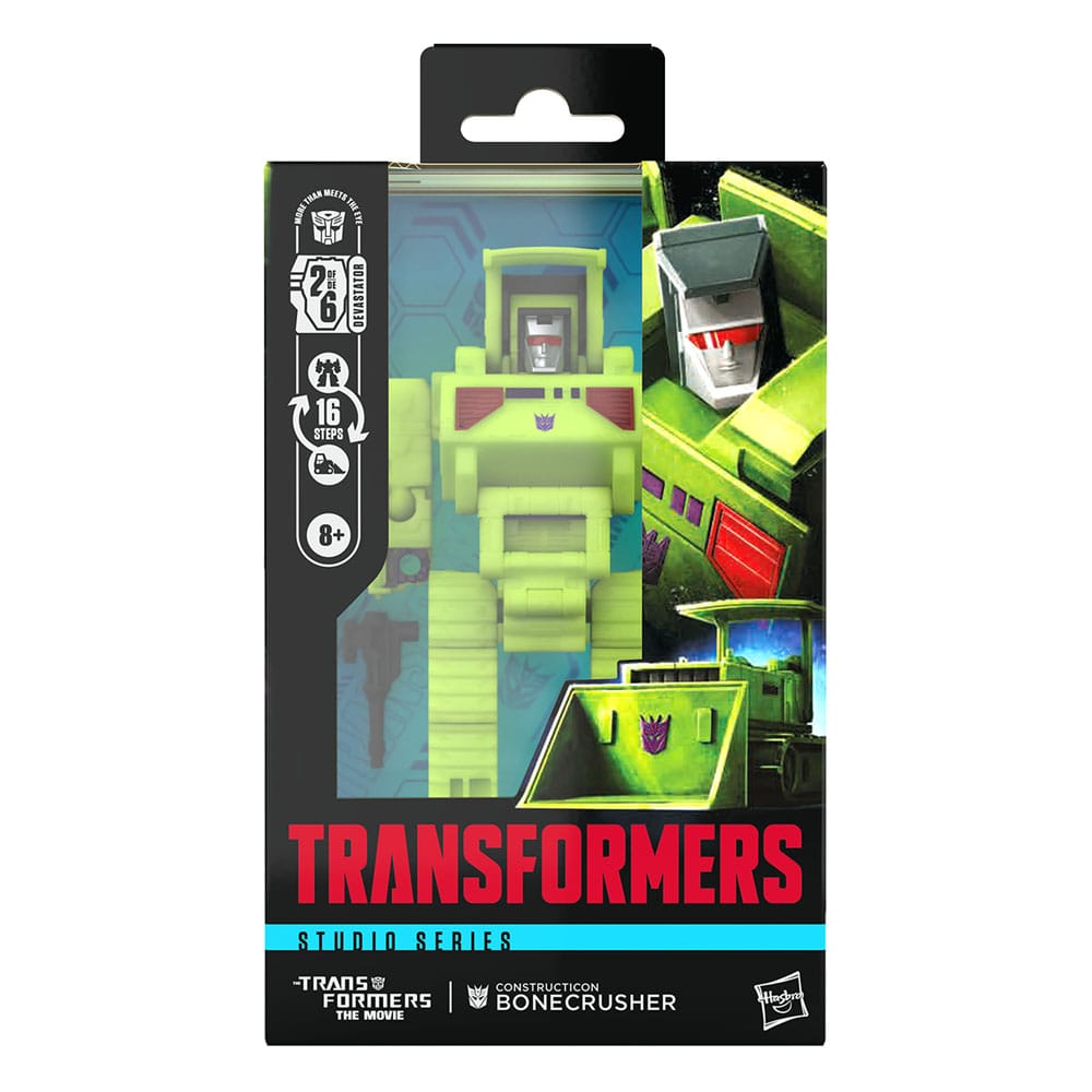 The Transformers: The Movie Generations Studio Series Deluxe Class Action Figure Constructicon Bonecrusher 11 cm 5010996301130