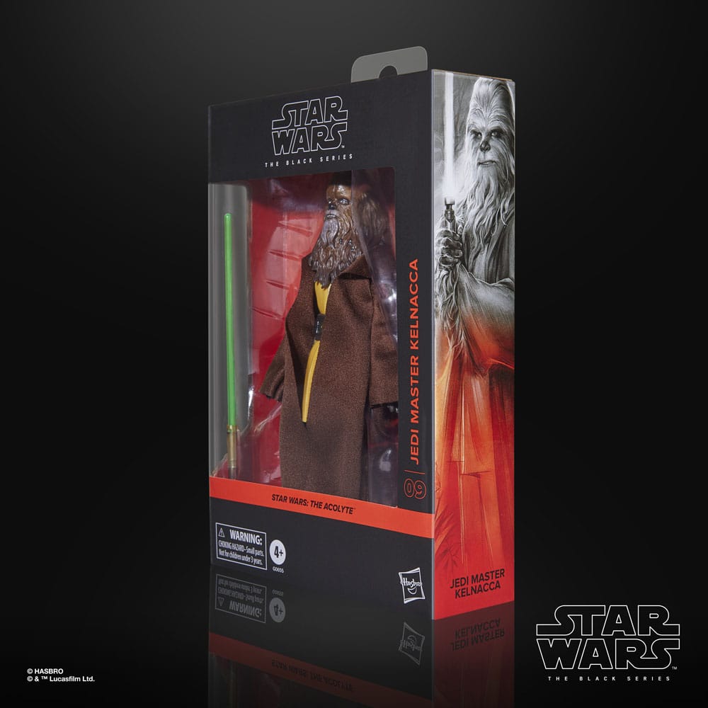 Star Wars: The Acolyte Black Series Action Figure Jedi Master Kelnacca 15 cm 5010996282095