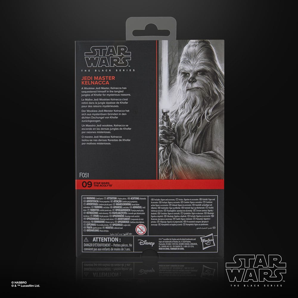 Star Wars: The Acolyte Black Series Action Figure Jedi Master Kelnacca 15 cm 5010996282095