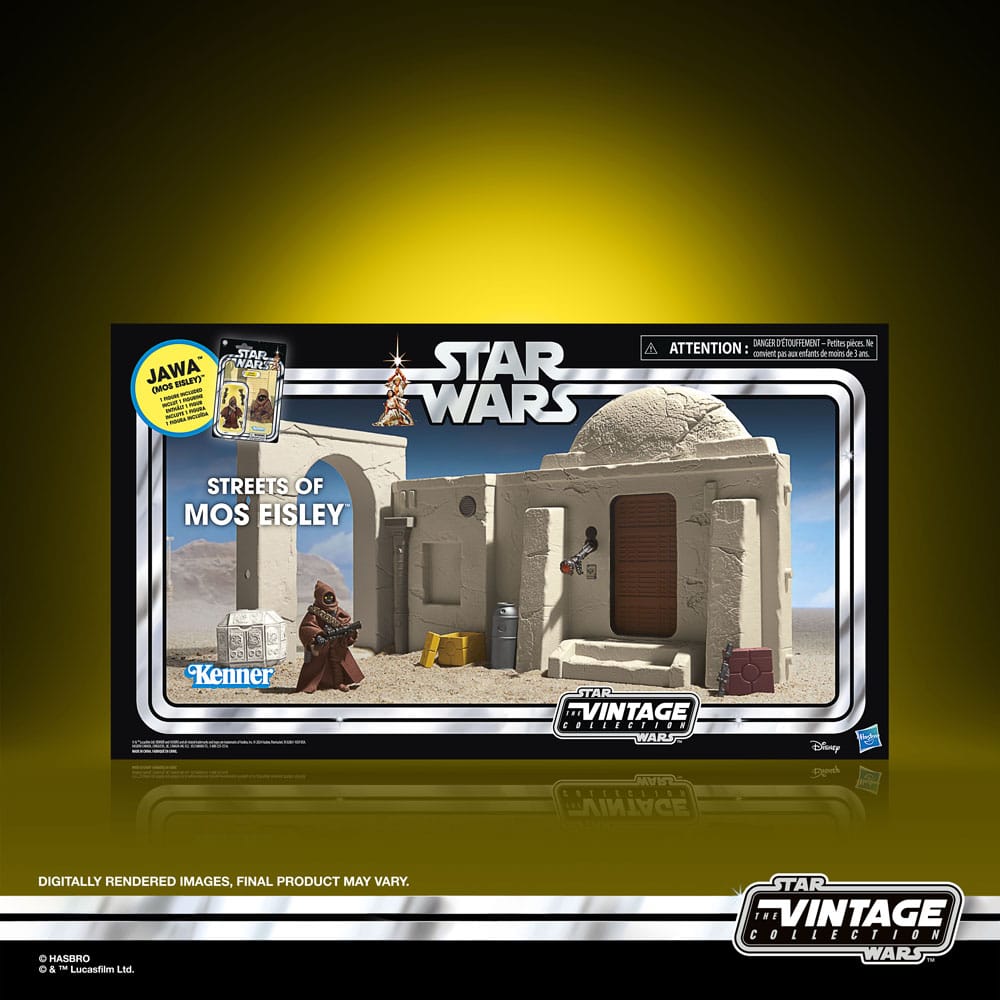 Star Wars Episode IV Vintage Collection Playset Streets of Mos Eisley with Jawa Action Figure 5010996282156