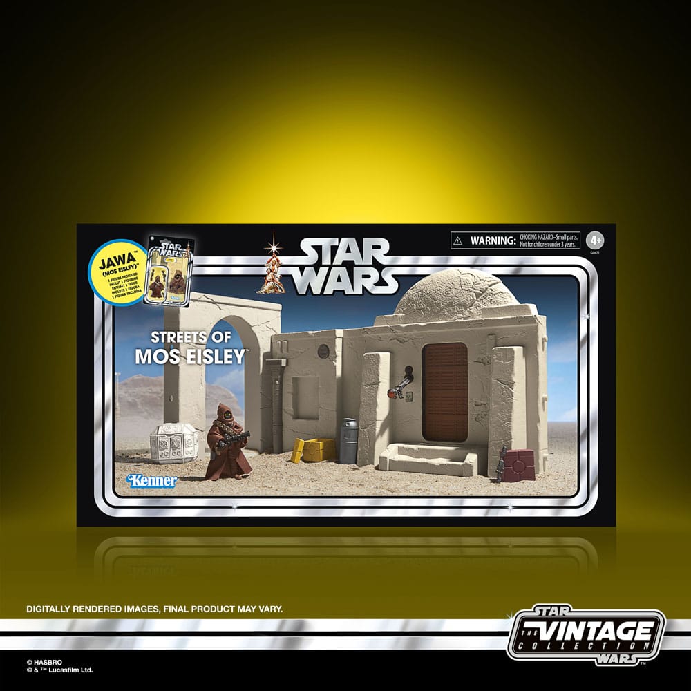 Star Wars Episode IV Vintage Collection Playset Streets of Mos Eisley with Jawa Action Figure 5010996282156