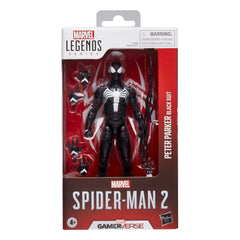 Spider-Man 2 Marvel Legends Gamerverse Action Figure Peter Parker (Black Suit) 15 cm 5010996300492