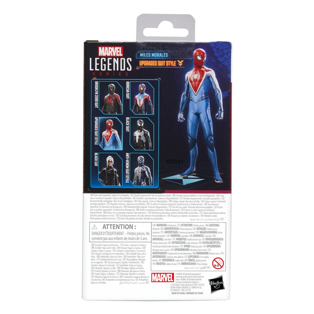 Spider-Man 2 Marvel Legends Gamerverse Action Figure Miles Morales (Upgraded Suit Style) 15 cm 5010996300508