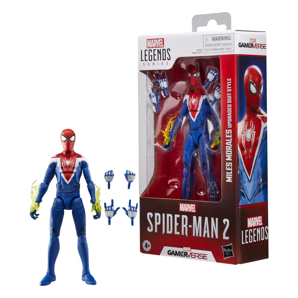 Spider-Man 2 Marvel Legends Gamerverse Action Figure Miles Morales (Upgraded Suit Style) 15 cm 5010996300508