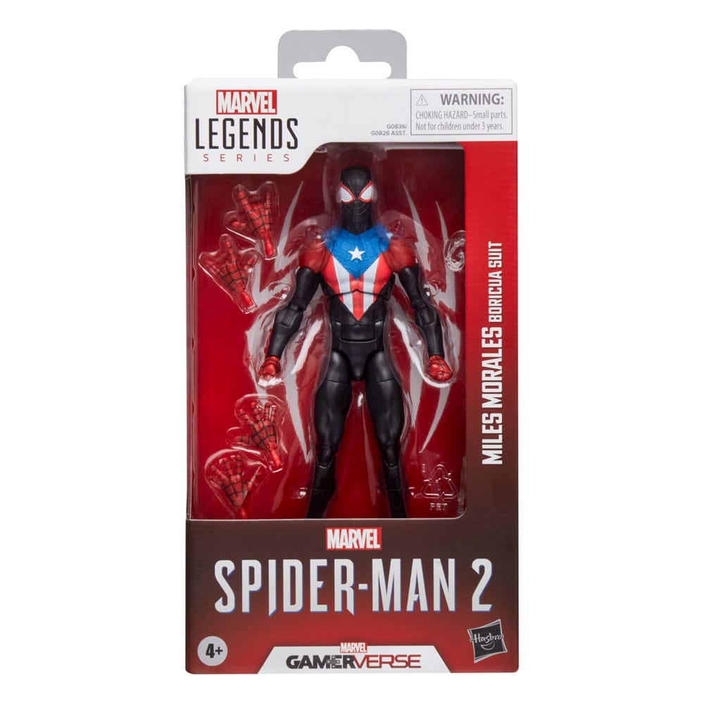 Spider-Man 2 Marvel Legends Gamerverse Action Figure Miles Morales (Boricua Suit) 15 cm 5010996300515