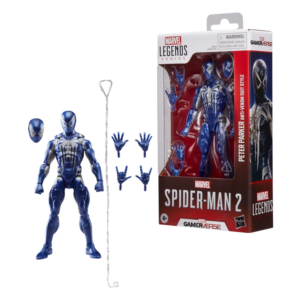 Spider-Man 2 Marvel Legends Gamerverse Action Figure Peter Parker (Anti-Venom Suit Style) 15 cm 5010996300522