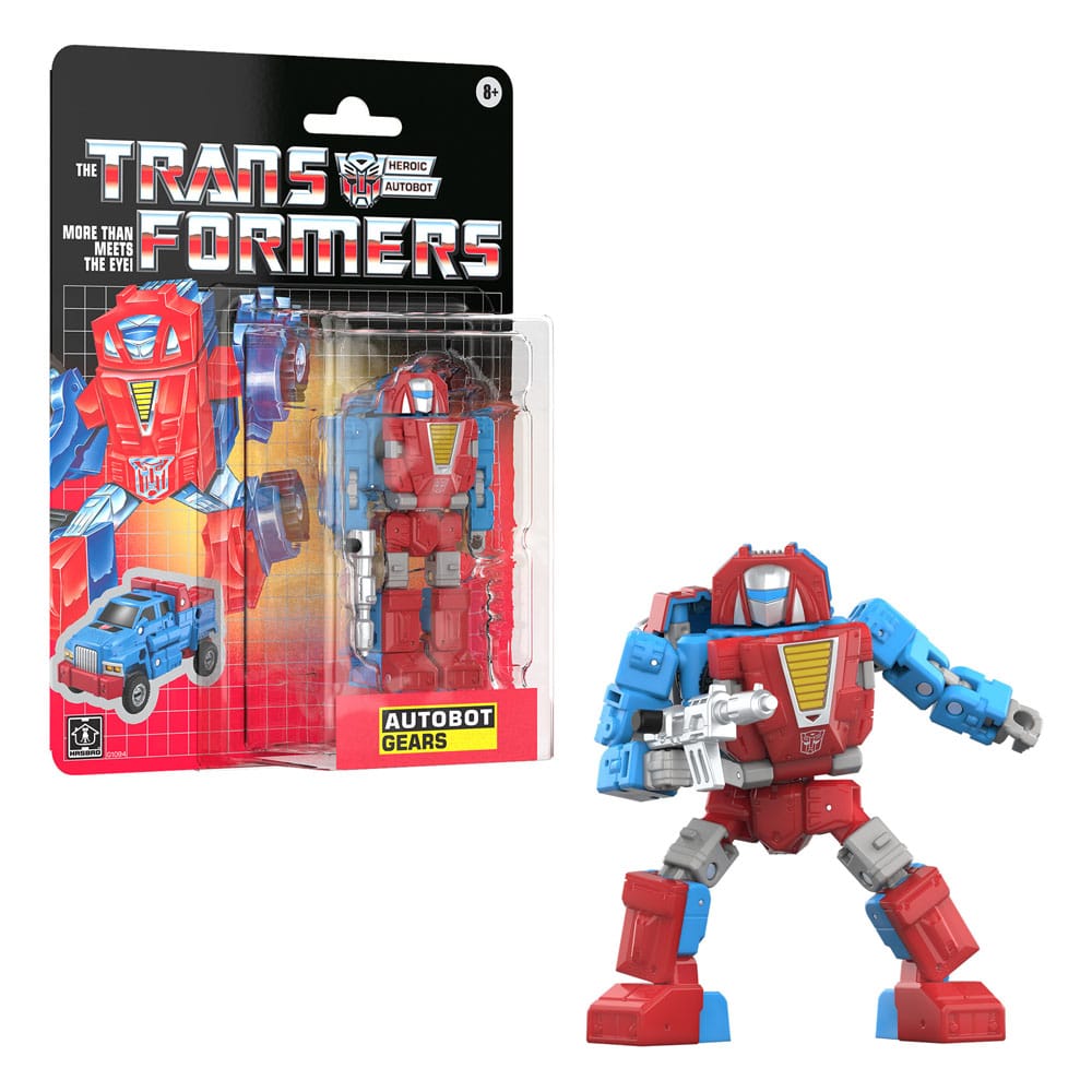 The Transformers Retro G1 Action Figure Autobot Gears 12 cm 5010996303578